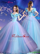 Gorgeous Off the Shoulder Quinceanera Dresses in Multi Color YCQD016FOR