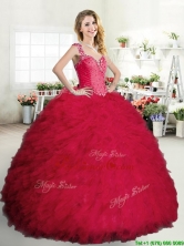 Perfect Big Puffy Sweet 16 Dress with Beading and Ruffles YYPJ060-2FOR