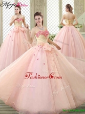 Popular Sweetheart Beading Quinceanera Dresses with Bowknot and Appliques YCQD009FOR