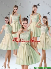 Custom Made A Line Lace Dama Dresses with Hand Made Flower BMT010-5FOR
