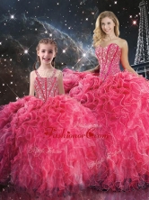 2016 Pretty Ball Gown Sweetheart Macthing Sister Dresses with Beading  QDDTA108002-LGFOR