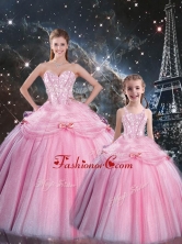 Wonderful Ball Gown Macthing Sister Dress with Beading  QDDTA85002-LGFOR