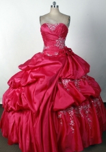 2012 Luxurious Ball Gown Strapless Floor-Length Quinceanera Dresses Style JP42685