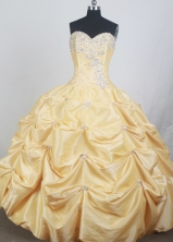 2012 Popular Ball Gown Sweetheart Floor-Length Quinceanera Dresses Style JP42655