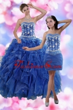 2015 Best Fashionable Strapless Quinceanera Dresses in Royal Blue XFNAOA881TZFOR