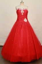 Beautiful A-line Sweetheart-neck Floor-length Quinceanera Dresses Style FA-W-99
