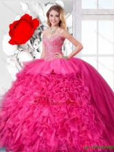 Beautiful Ball Gown Straps Quinceanera  Dresses with Beading SJQDDT127002FOR