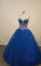 Beautiful Ball gown Sweetheart-neck Floor-length Quinceanera Dresses Style FA-W-047