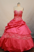 Beautiful Ball gown Sweetheart-neck Floor-length Quinceanera Dresses Style FA-W-073