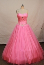 Beautiful Ball gown Sweetheart-neck Floor-length Quinceanera Dresses Style FA-W-204