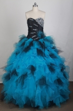 Best Ball gown Sweetheart Floor-  length Quinceanera Dresses Style FA-W-r48