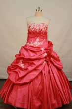 Cheap Ball gown Strapless Floor-length Quinceanera Dresses Style FA-W-116