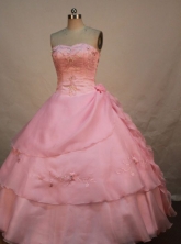 Discount Ball gown Strapless Floor-length Best Quinceanera Dresses Style FA-W-032