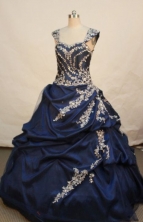 Modest ball gown cap sleeves swwetheart-neck quinceanera dresses style X0424101