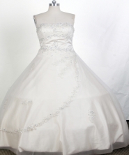 Perfect Ball Gown Strapless Floor-length Quinceanera Dress ZQ12426017 