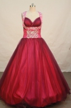 Popular Ball gown Strap Floor-length Quinceanera Dresses Style X0424116