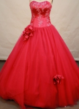 Popular Ball gown Strapless Floor-length Quinceanera Dresses Style FA-W-133