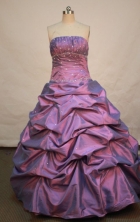 Popular Ball gown Strapless Floor-length Quinceanera Dresses Style FA-W-149
