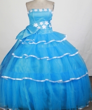Pretty Ball Gown Strapless Floor-length Quinceanera Dress ZQ12426054 
