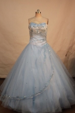 popular ball gown sweetheart neck floor-length quinceanera dresses Style X042493