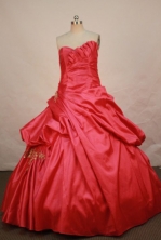 Unique Ball gown Strapless Floor-length Quinceanera Dresses Style FA-W-063