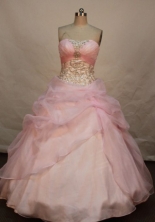 Wonderful Ball gown Strapless Floor-length Quinceanera Dresses Style FA-W-120