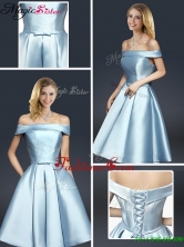 Fall A Line Knee Length Prom Dresses with Ruching YCPD015FOR