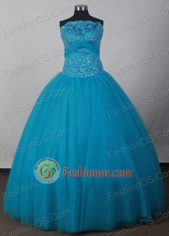 2012 Unique Ball Gown Strapless Floor-Length Vintage Quinceanera Dresses Style JP42680
