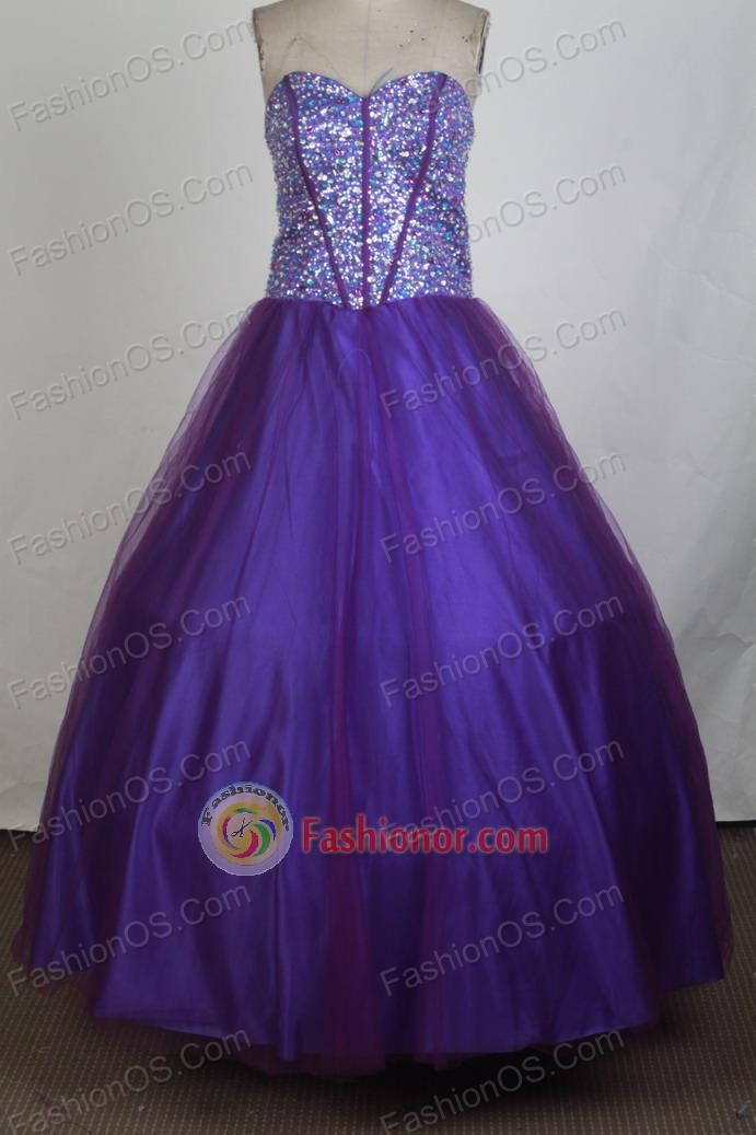 Perfect Ball Gown Sweetheart Floor-length Vintage Quinceanera Dress ZQ12426033