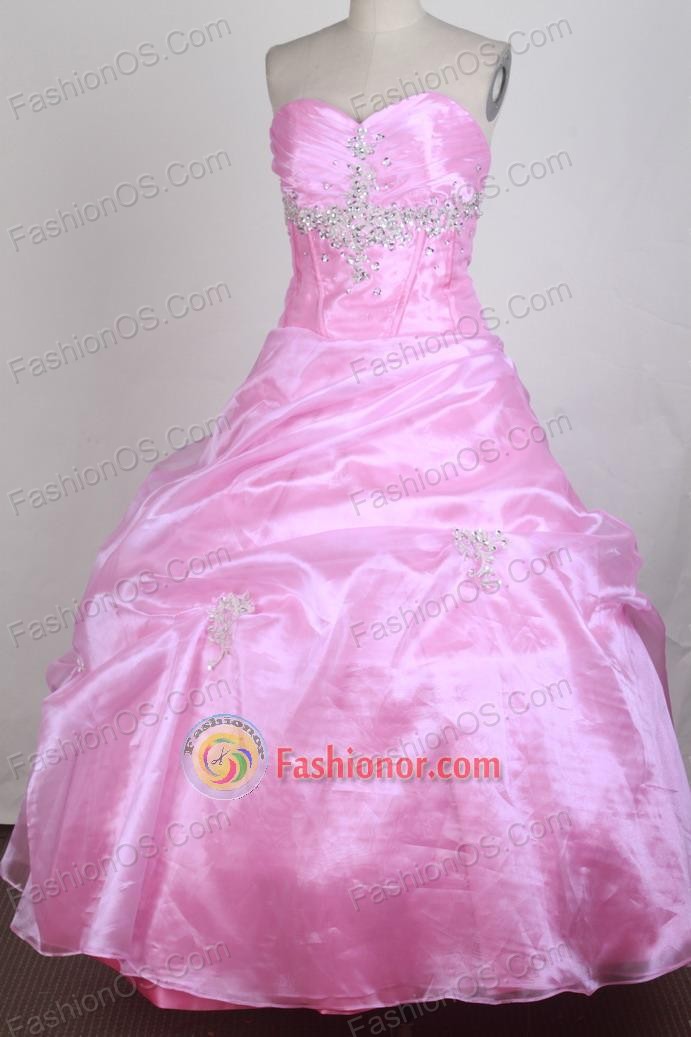 Pretty Ball Gown Sweetheart Floor-length Vintage Quinceanera Dress ZQ12426036