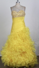2012 Brand New A-line Sweetheart Neck Floor-Length Prom Dresses Style WlX42690