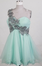 Exquisite A-line One Shouldert  Neck Mini-Length Prom Dresses WlX426106