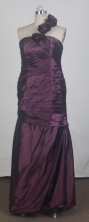 Popular Column One Shoulder Floor-length Prom Dress LHJ42855