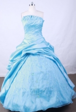 Affordable Ball Gown Hater Top Neck FLoor-Length Vintage Quinceanera Dresses L42425