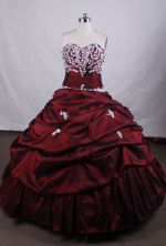 Beautiful Ball gown Sweetheart Floor-length Vintage Quinceanera Dresses Appliques Style FA-Z-0056