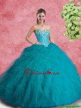 Classical Beaded Sweetheart Quinceanera Dresses with Ruffles SJQDDT98002FOR