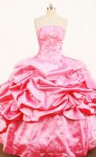 Discount Ball gown Strapless Floor-Length Quinceanera Dresses Style FA-Y-133