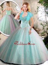 Elegant Aqua Blue Quinceanera Dresses with Beading SJQDDT217002FOR