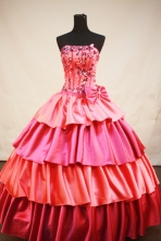 Fashionable Ball gown Strapless Floor-Length Quinceanera Dresses Style FA-Y-155