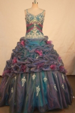 Romantic Ball gown Strap Floor-length Vintage Quinceanera Dresses Style FA-W-350