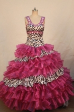 Romantic Ball gown Strap Floor-length Vintage Quinceanera Dresses Style FA-W-352