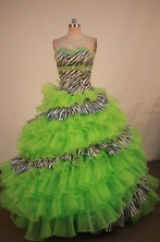 Romantic Ball gown Sweetheart Floor-length Vintage Quinceanera Dresses Style FA-W-322