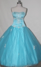 Beautiful A-line Sweetheart Floor-length Quinceanera Dresses Appliques with Beading Style FA-Z-0034