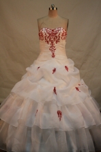 Beautiful Ball gown Sweetheart-neck Floor-length Quinceanera Dresses Style FA-C-097