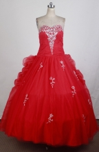 Classical Ball Gown Sweetheart Floor-length Quinceanera Dress ZQ12426060