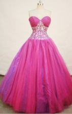 Elegant Ball gown Sweetheart Floor-length Quinceanera Dresses Appliques with Beading Style FA-Z-0064