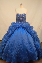 Modest Ball gown Sweetheart neck Floor-Length Quinceanera Dresses Style FA-Y-165