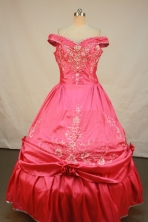 Sweet Ball Gown Off The Shoulder Neckline Floor-Length Quincea Dresses Style X042465