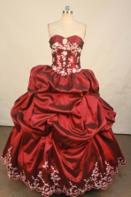 Sweet Ball Gown Strapless Floor-Length Quinceanera Dresses Style X042447