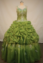 Sweet Ball Gown Straps Floor-Length Quinceanera Dresses Style X042466